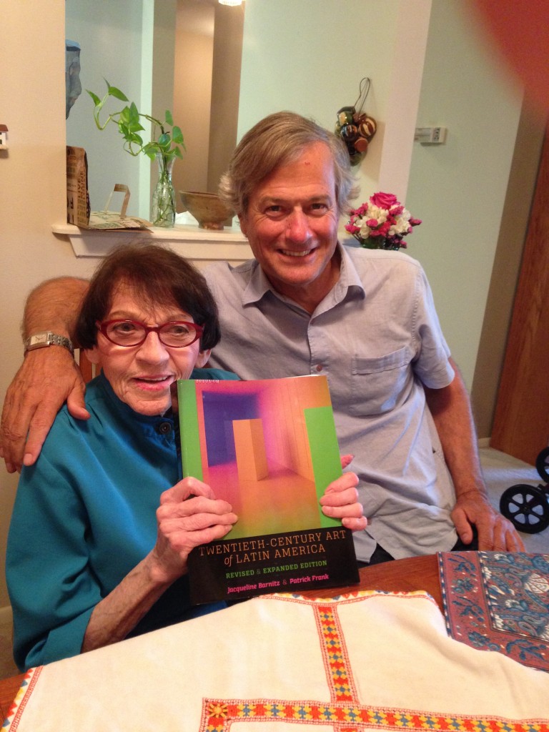 Barnitz with Patrick Frank, co-author of second edition of "Twentieth-Century Art of Latin America." Photo: Gayanne DeVry