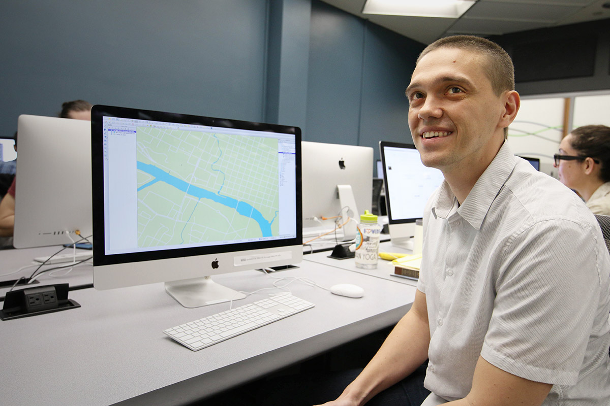 GIS and Geospatial Data Coordinator Michael Shensky.
