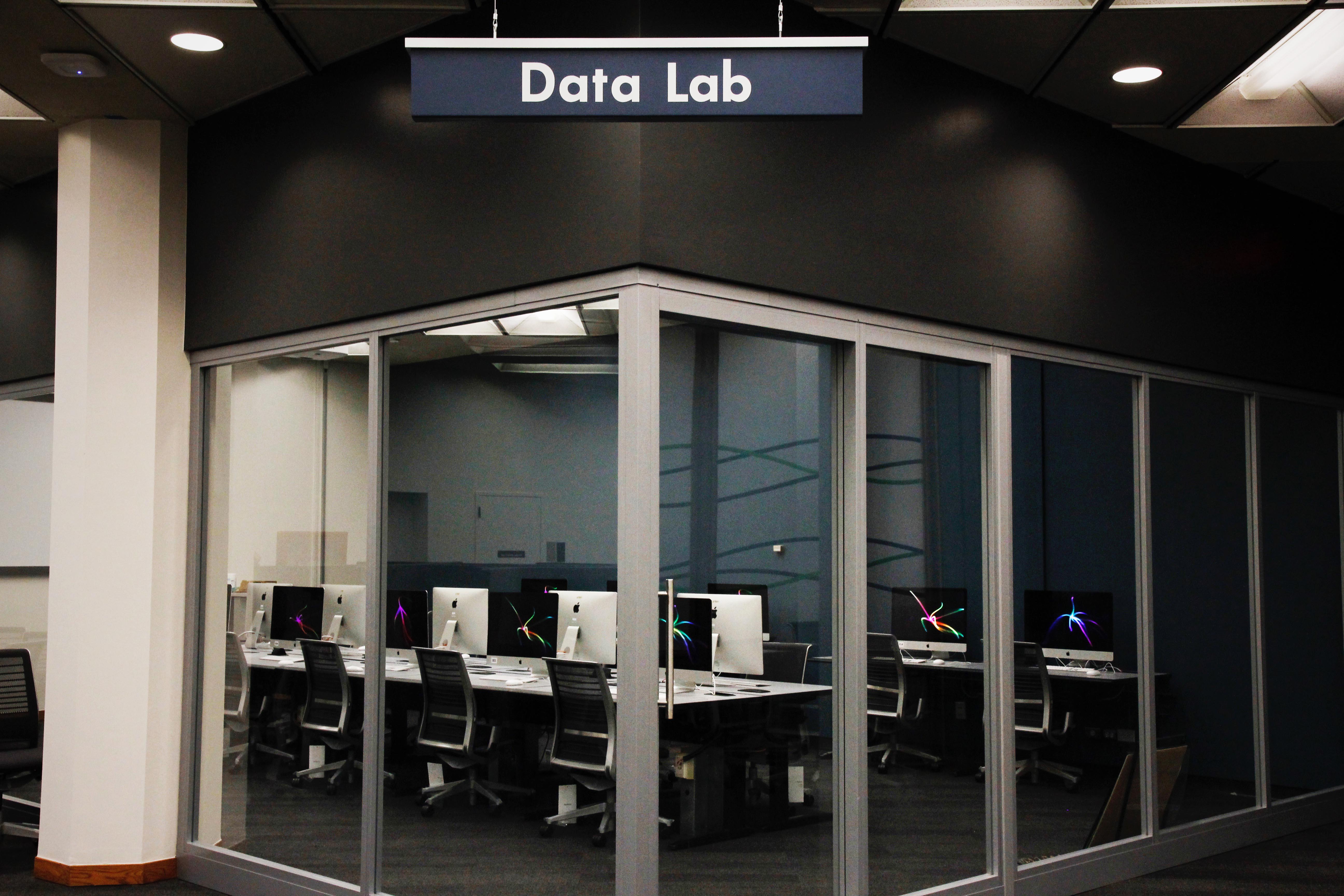 Data Lab in the new Scholars Commons at PCL.