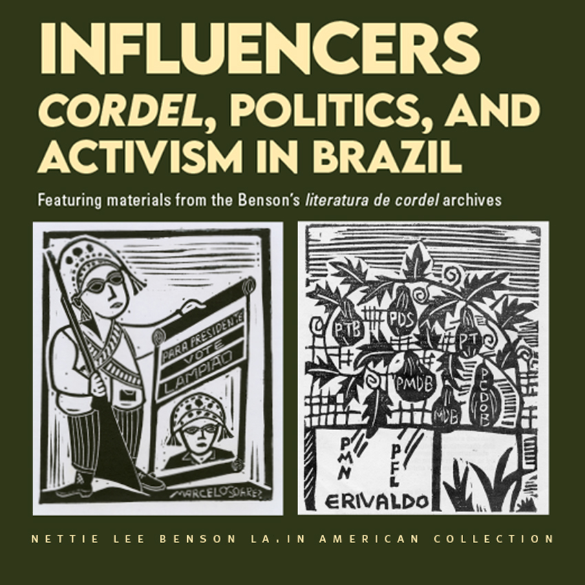poster for Influencers: Cordel, Politics, and Activism in Brazil